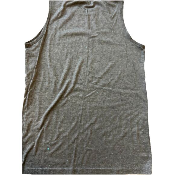 Women American Flag Tank Tops 4th July SOFT Shirts Big Flower Patriotic Boho MED - Picture 3 of 6